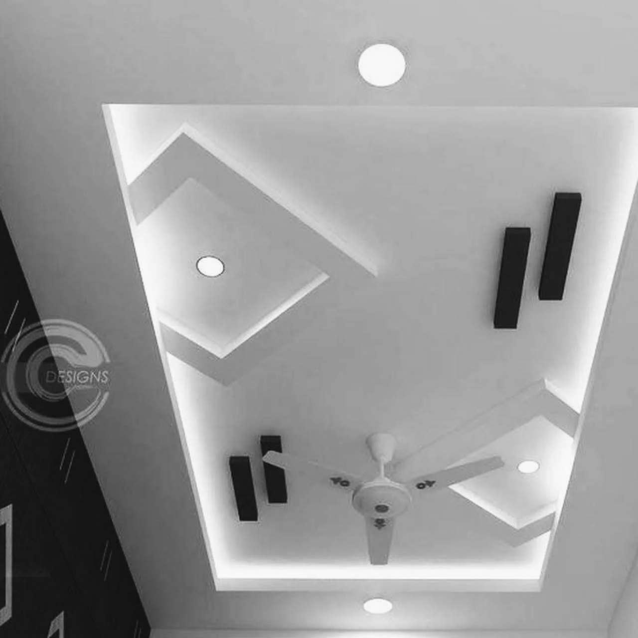 False Ceiling — Angular white — image 1 of 1