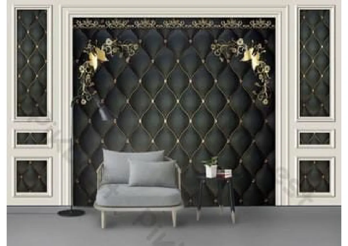 MD French Walls Architectural Mural — Design 02