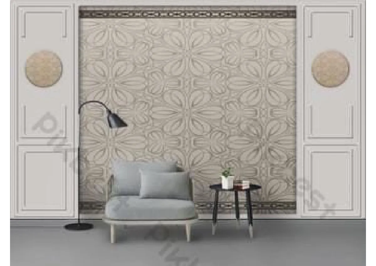 MD French Walls Architectural Mural — Design 05