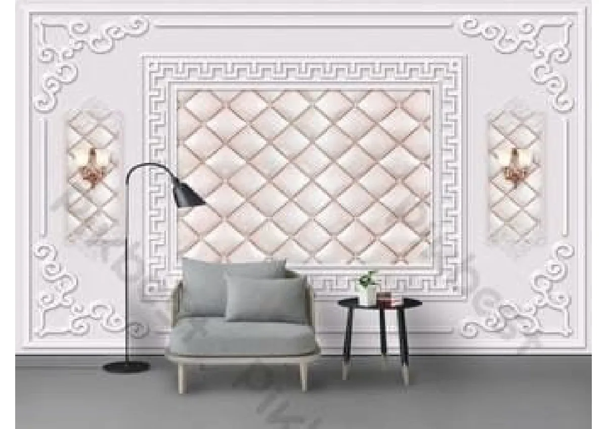 MD French Walls Architectural Mural — Design 10