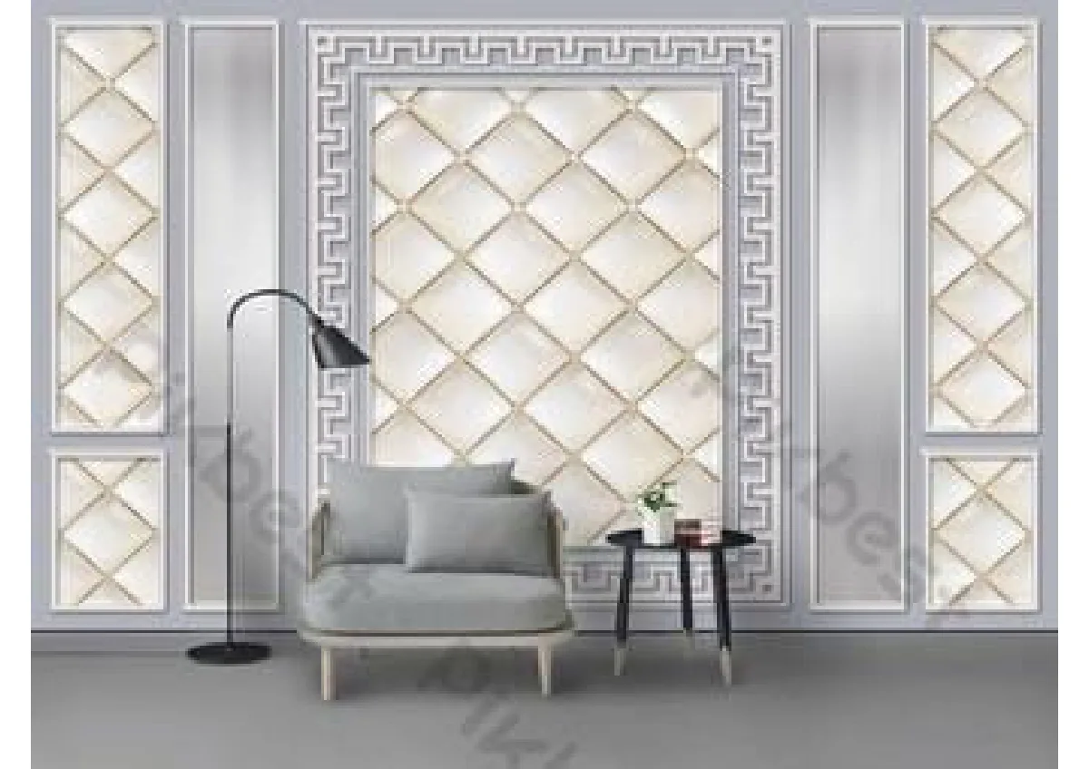 MD French Walls Architectural Mural — Design 11