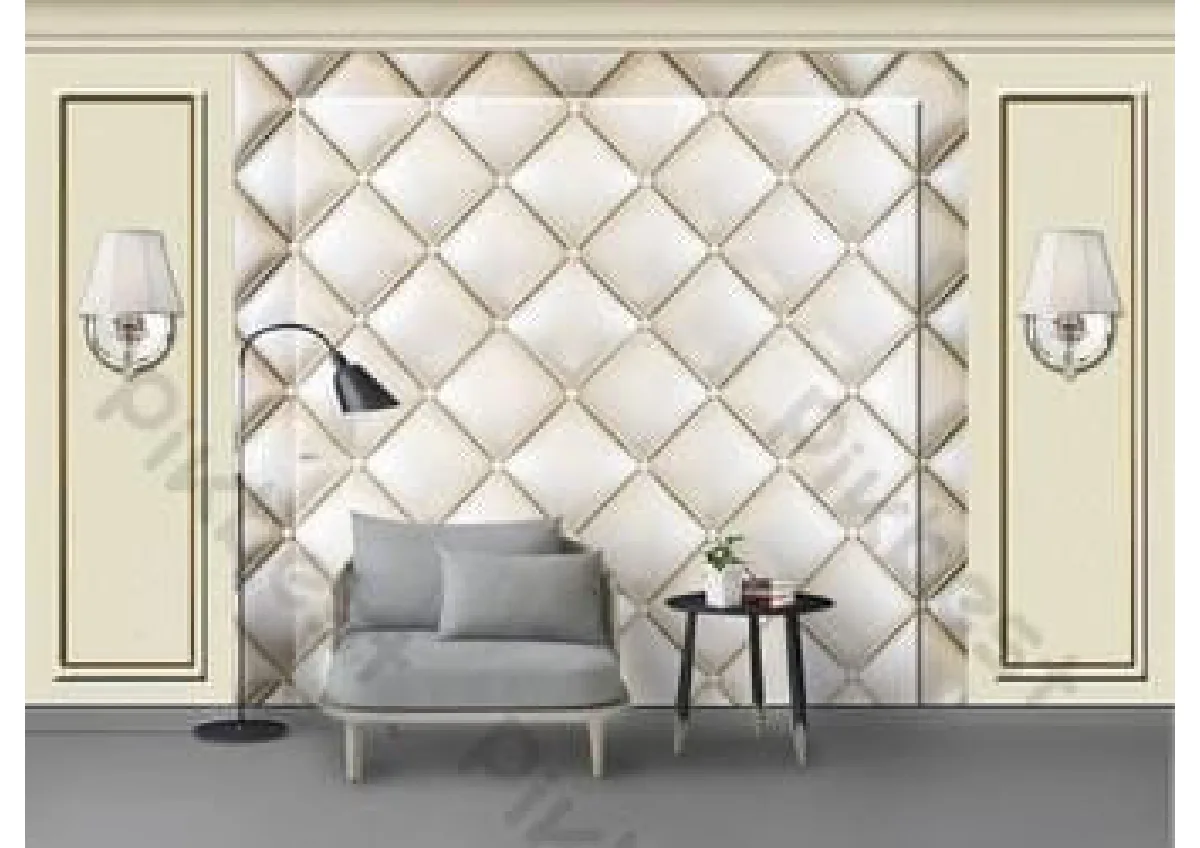 MD French Walls Architectural Mural — Design 14