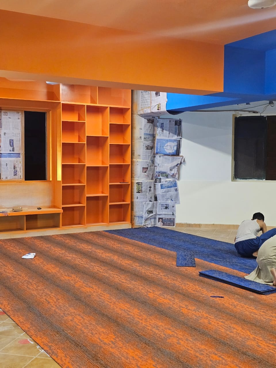 Modular Carpet Tile — Commercial Office Corridor Runner