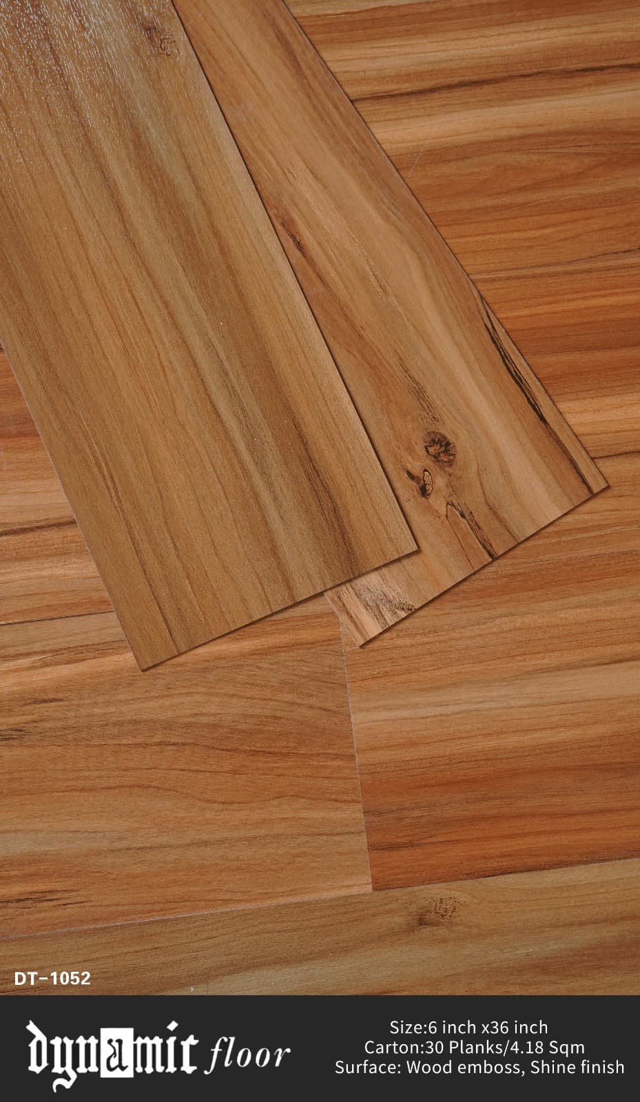Vinyl Resilient Architectural Plank — Design 22 — image 1 of 1
