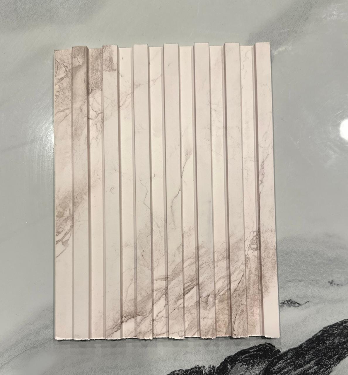 Aura Series — Bathroom vanity wall.