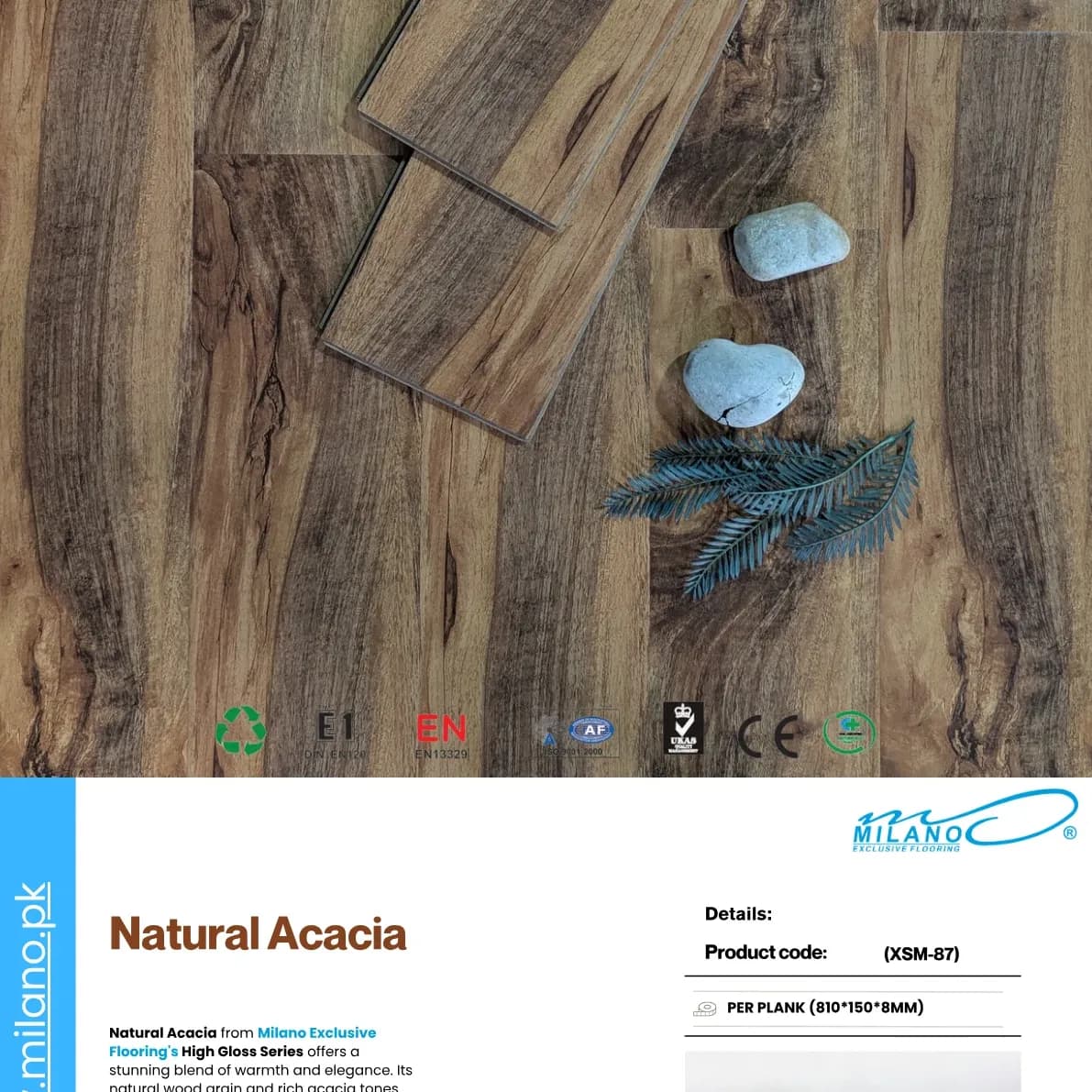High Gloss Series Laminate Flooring — image 1 of 4