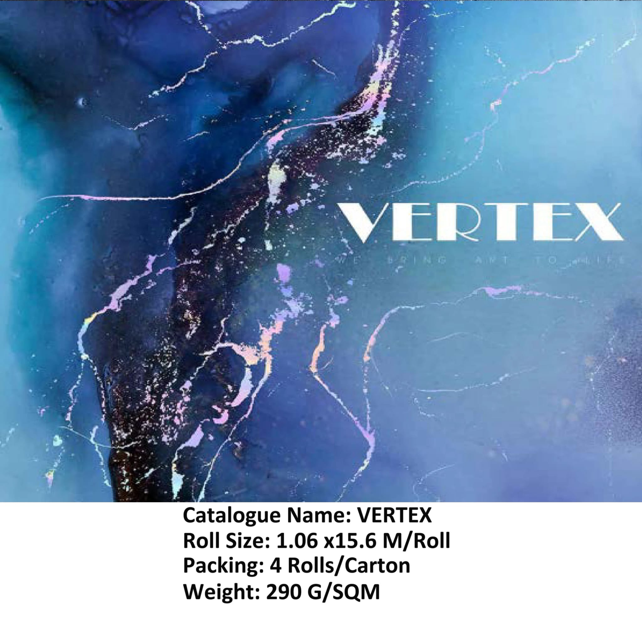 VERTEX 42'' wallpaper catalogue cover