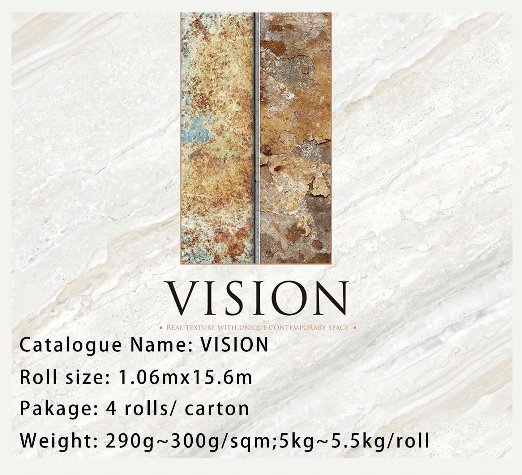 VISION 42 inch wallpaper catalogue cover